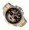 Imported Casio 558sg 7avdf Black/gold Dial Chronograph Watch For Men