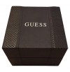 Guess black leather strap chronograph W0040G5 mens watch.NEW.BLACK DIAL