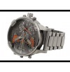 Diesel DZ7315 Mr. Daddy 2.0 Mens Black Grey Dial black Grey chain.NEW