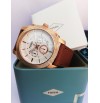 Imported Fossil Grant FS 5172 Chronograph Black Dial Brown Leather Men'S Watch