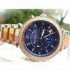 Michael Kors Women's MK6141 RoseGold-silver Tone Chronograph BLUE DIAL watch