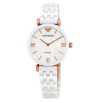 Original Armani AR1486 women/ladies ceramic white colour slim watch.NEW MODEL