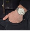 Emporio Armani AR2458  Steel White Chronograph Men's Wrist Watch + Box