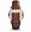 Fossil FS4991 Mens Analog Quartz Watch with Leather Strap
