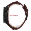 GUESS W0480G2 Rover Chronograph Cuff Watch for Men with Brown Leather Strap