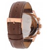 Imported Guess Pursuit W0500G1 Round Blue Dial Leather Strap Chronograph Watch