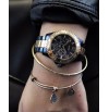 GUESS Women's W0231L6 Iconic Blue Multi-Function Blue and Rose Gold.sale 2017