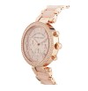Michael Kors Ladies Parker Rose Gold Blush Chronograph Designer Watch Mk5896