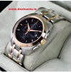 Imported Tissot Couturier Black Dial Silver And Rosegold Chain Watch For Men